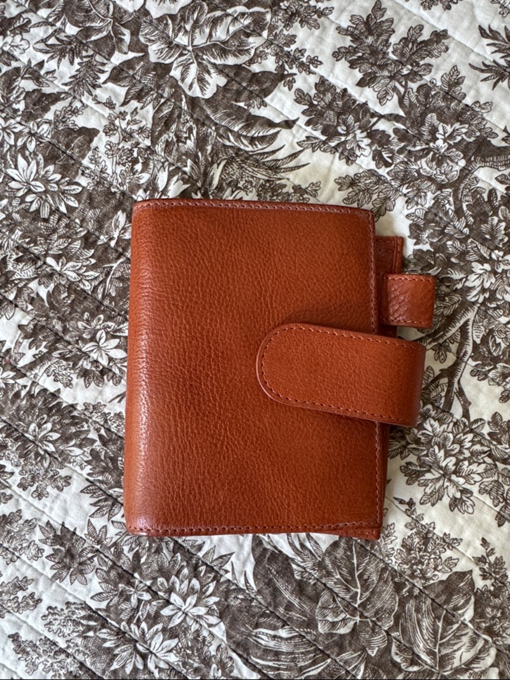 Moterm Passport companion travelers notebook veg tanned leather Snap Wallet